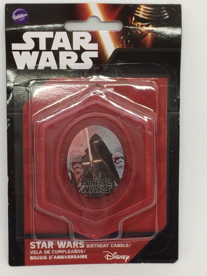 Vela Star Wars "O Despertar da Força" Wilton topo de bolo aniversário - Imagem 1 de 1