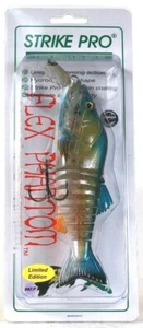 Strike Pro Limited Edition Flex Phantom Green Back Ghost Hydrodynamic Fish Lure - Picture 1 of 1
