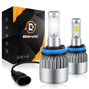 H11 H9 H8 2000W 300000LM LED Headlight Bulb Kit Low Beam Fog Light 6000K White - Picture 1 of 11