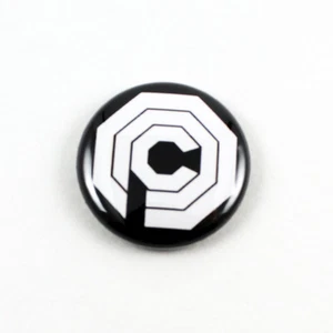 Robocop Omni Consumer Products Logo 1 Inch Pinback OCP sci-fi action classic - Picture 1 of 3