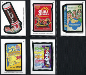 July Week 5 - - 2020 Wacky Packages Weekly Series - 5 Card Base Set Puzzle Back