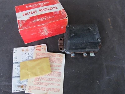 NOS 1950's GM voltage regulator  Chevy Buick Cadillac Pontiac Oldsmobile — 第 1/4 张图片