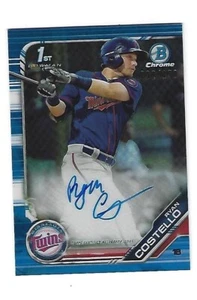 Ryan Costello 2019 Bowman Chrome Autograph Blue Ref. Card # CPA-RC, # 92 / # 150 - Picture 1 of 2