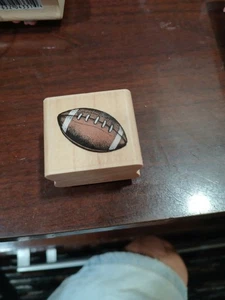 football stampin up rubber stamp used - Picture 1 of 1