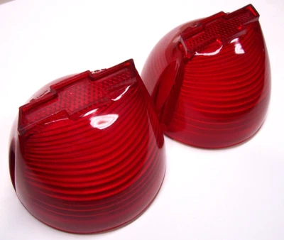 56 雪佛兰尾灯镜片带凸起领结美国制造 — 第 1/3 张图片