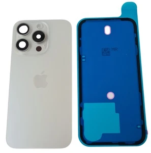 ORG Grade A oryginalna tylna pokrywa do Apple iPhone 15 Pro, biała - Zdjęcie 1 z 3