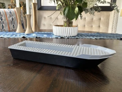 LEGO City 60129: Police Boat Hull Gray & Black | As-is - Image 1 of 4