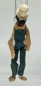 De colección Raro Marioneta Hombre Sombrero de copa American Crayon Co EE. UU. Marioneta - Imagen 1 de 20