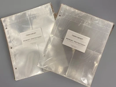 CTMH MEMORY PROTECTORS 6” X 8” 4-Pocket 2 Packs Of 10 Pages 3-Hole Punched - Image 1 of 4
