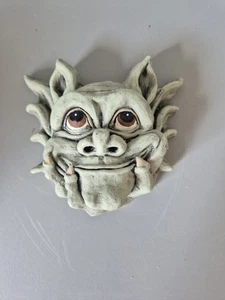 Latex Mould Mold Gargoyle Wall Plaque - Picture 1 of 4