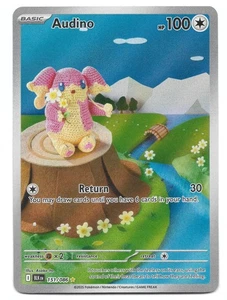 Audino 151/086 Sv: Black Bolt Holo Pokemon TCG - Casi Nuevo - Imagen 1 de 2