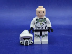 LEGO Star Wars Horn Company Green Elite Clone Trooper sw0298 Minifigure of 7913 - Picture 1 of 7