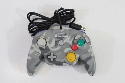 HORI Pad Cube Nintendo Gamecube Controller Gray Camo GCN GC Japan TESTED WORKING - Image 1 of 4