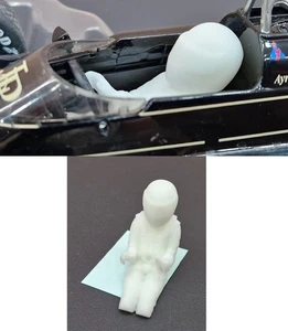1/24 Driver Figure Pilota con Decals per Lotus 97T 1985 TBM7 - Picture 1 of 1
