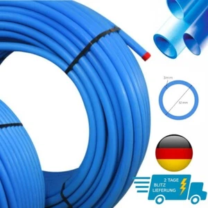 50 meter RC PE-Rohr PE100 32x3mm Länge Trinkwasser PN16 Druckwasserrohr / Blau - Bild 1 von 2