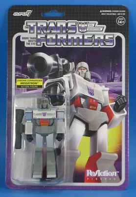 Figura de acción Transformers The Movie Chrome Megatron 2020 sin usar, en caja, Reaction Super 7 Foto 1 de 4