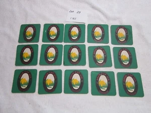 VINTAGE BEER COASTER LOT 15 TOTAL LOT #24 - Picture 1 of 2