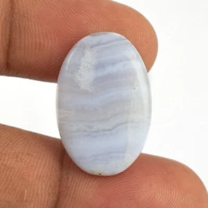 12.95 Cts Natural Blue Lace Agate Free Form Gemstone for Jewelry VG506 - Picture 1 of 4