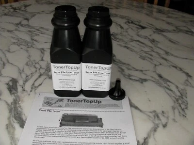 Two Bottles of Toner Refill Xerox Docuprint P8e WC385 P1202 113R296 ML1210D3 - Image 1 of 2