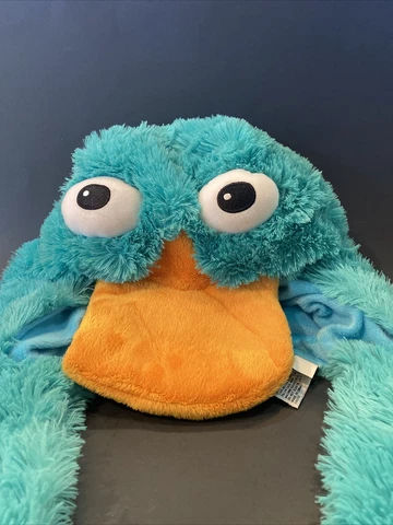 Disney Parks Phineas & Ferb Perry The Platypus Pillow Pet Plush Hat Soft Cover