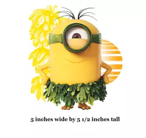 Decalcomania da parete Tropical Minion Cattivissimo Me Adesivo vinile Minions Peel & Stick Art - Foto 1 di 1