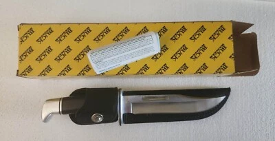 Cuchillos BUCK 119 hoja fija especial con funda de cuero HECHOS EN EE. UU. 19/12/2005 Foto 1 de 2