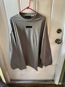 AUTHENTIC FOG Essentials Long-Sleeve Tee - Heather Grey Size Large - Picture 1 of 5