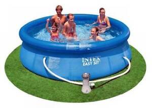 Intex 10' x 30" Easy Set Swimming Pool & 330 GPH Filter Pump (Open Box) (2 Pack)