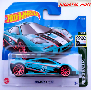 McLAREN F1 GTR Hot Wheels 2022 Retro Racers 3/10 Mattel New