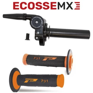 KTM SX250 SX144 1998-2015 Gruppo Acceleratore Apico Pro Grip PG791 Nero/Arancione - Foto 1 di 3