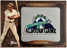 2009 Topps Historical Commemorative Patch Tony Gwynn 1998 All Star Game #LPR-150