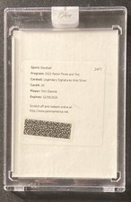 2022 PANINI THREE AND TWO TOM GLAVINE LEGENDARY SIGNATURES HOLO SILVER