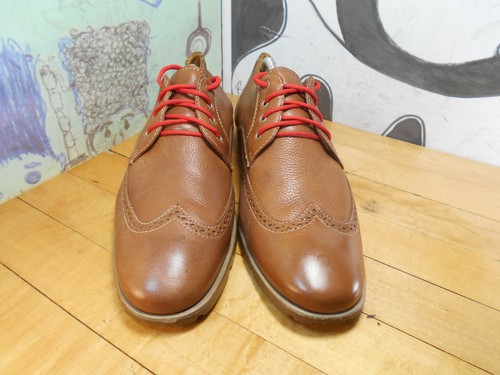 Oxford Clarks in pelle marrone da uomo taglia 10 5D made in Brazil 66097