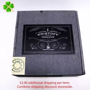 "Kristoff Vengeance leere Holzzigarrenbox 8,5"" x 8,25"" x 3,25" - Bild 1 von 10