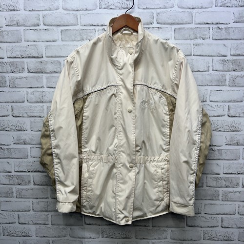 OFF WHITE Giacca da donna bianca con cerniera intera Outback Trading Co Off taglia L