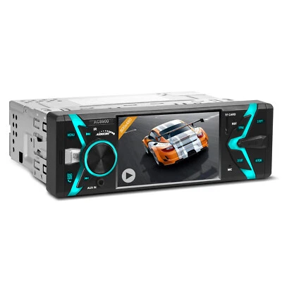 Radio de automóvil con pantalla Bluetooth USB SD MP3 WMA WAV JPG BMP PN - Imagen 1 de 4