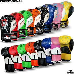 Professional Boxing Gloves Sparring Glove Punch Bag Training MMA Mitts Dimex