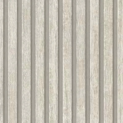 Papel pintado gris pálido efecto listones madera mundo colorido AS Creation 391095 Foto 1 de 4