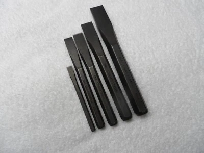 Craftsman Chisel Set, made in USA (p/n 42971, 42973 to 42976) - 5 pcs - Image 1 of 4