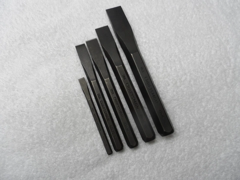 Набор долот Craftsman, сделано в США (p/n 42971, 42973 до 42976) - 5 шт. - Изображение 1 из 4