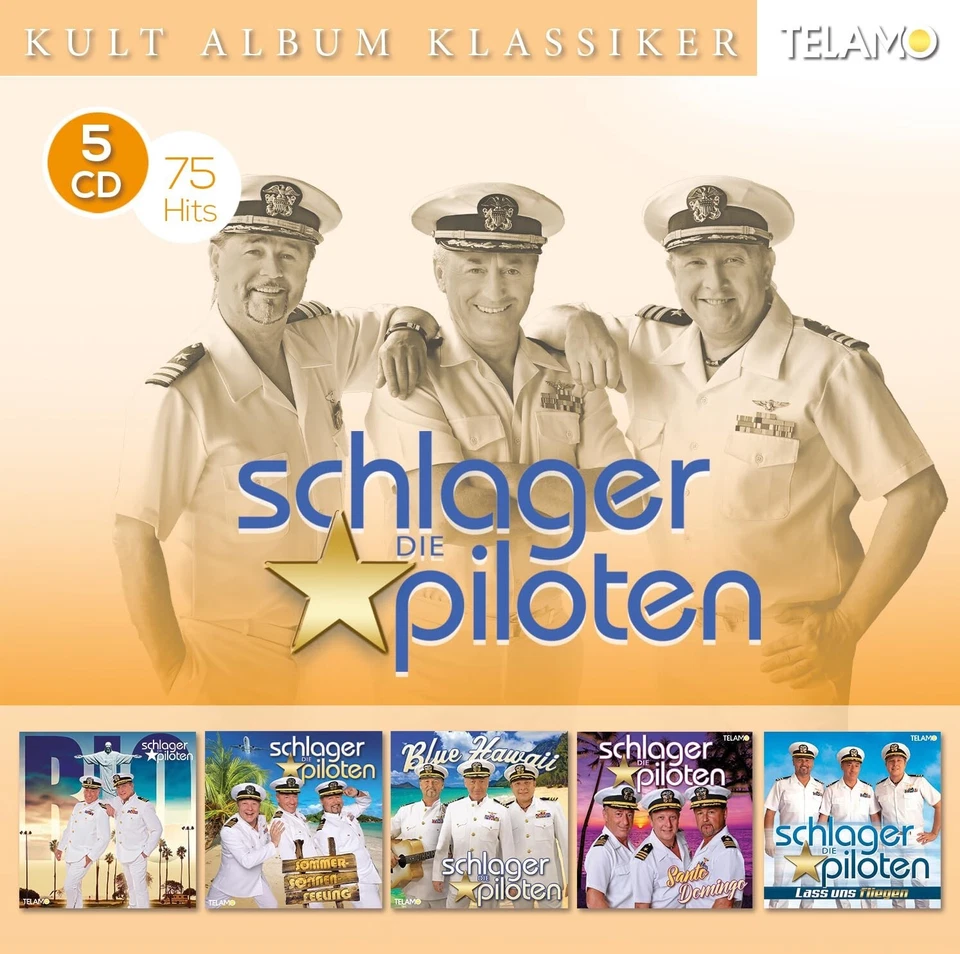 Die Schlager Piloten - Kult Album Klassiker (2024) 5CD Neuware - Bild 1 von 1