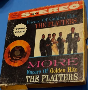 The Platters Encore Of Golden Hits Twin Pack Album Reel to Reel 4track - Picture 1 of 6