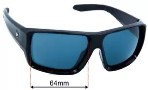 Lenti di ricambio per occhiali da sole SFx adatte a Dragon Freed DR41049 - larghezza 64 mm - Foto 1 di 31