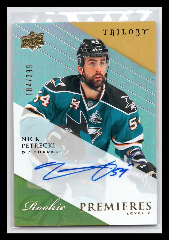 2013-14 Trilogy #189 NIck Petrecki Rookie Premieres /399 - Image 1 of 2