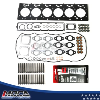 Juego de pernos de junta de culata para 03-09 Dodge Ram 2500 3500 turbo diésel 5,9 L L6 Foto 1 de 4