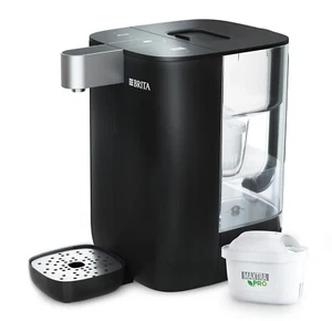 BRITA Cube Ambient & Hot Water Dispenser Black 4L & MAXTRA PRO Filter Cartridge - Picture 1 of 9