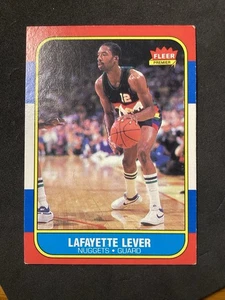 1986-87 Fleer #63 Lafayette Lever Denver Nuggets - Picture 1 of 6