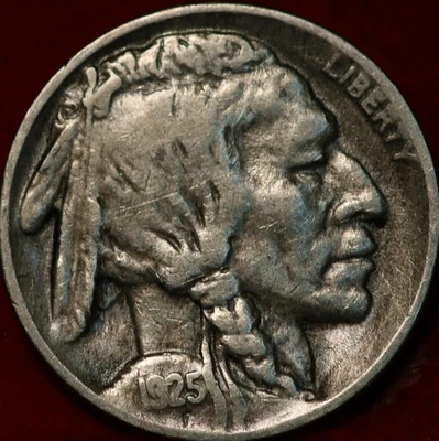 1925-D Denver Mint Buffalo Nickel - Image 1 of 2
