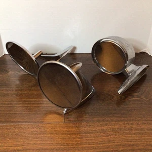 Vintage Car Side Mirror Lot - Garage/Home/Man Cave Decor 60-70s GM Chevrolet - Picture 1 of 8