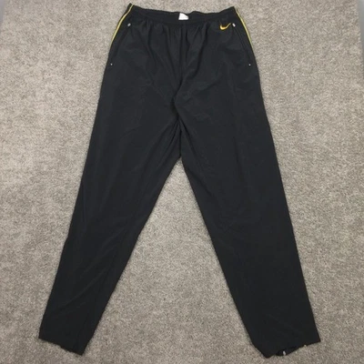 Vintage Nike Pants Mens XL Black Yellow Livestrong Windbreaker Track Cycling Y2K - Image 1 of 4